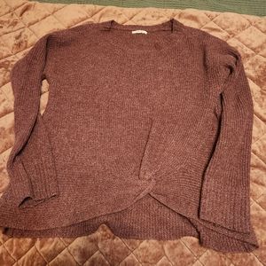 Maurices twist knot hem sweater